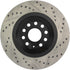 StopTech 09 VW Passat CC / 06-09 Passat Slotted & Drilled Right Rear Rotor