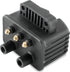 Twin Power Big Twin and XL Custom Application Ignition Coil Black Single Fire Dual Output 3 Ohm