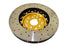 DBA 04-07 STi/2017 BRZ w/Perf. Pkg. 10 Hole Front Drilled/Slotted 5000 Series 2 Pc Rotor w/Gold Hat