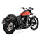 Vance & Hines HD Softail 86-09 Big Radius 2-2 Black Full System Exhaust