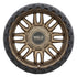 Weld Off-Road Swift 17x9in - 5x114.3 / 5x127 BP - ET-12 - 78.1mm CB- Satin Bronze Wheel & Black Ring