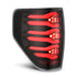 AlphaRex 09-14 Ford F150 LUXX LED Tailights - AlphaBlack Housing