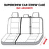 Covercraft 19-25 Ford F250 F350 F450 Carhartt Super Dux SeatSaver Second Row Custom Seat Cvr-Gravel