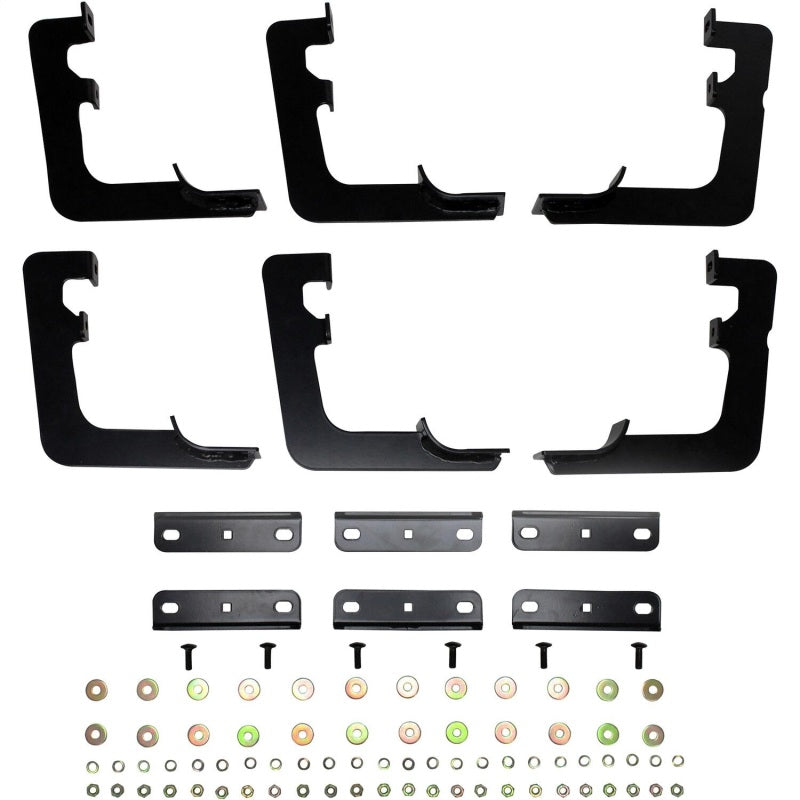 Westin 19 Ram 1500 Quad/Crew Cab (Ex. Classic) Premier Oval Nerf Step Bar Mount Kit - Black