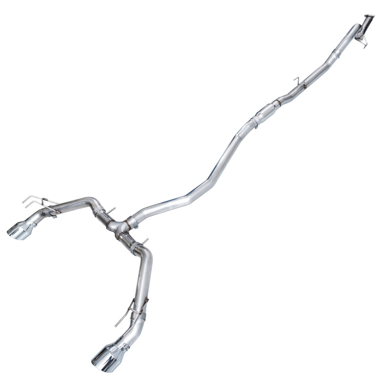 AWE Tuning Track Edition Catback Exhaust Dual Chrome Silver Tips for Honda Civic /Acura Integra 3020-32331