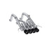 MBRP 14-19 Corvette 6.2L (NPP Models Only) T304SS 3in Cat-Back Dual Split w/ Quad Carbon Fiber Tips