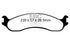 EBC 98-03 Dodge B250 B2500 Cargo 2500 Van 3/4 Ton Yellowstuff Front Brake Pads