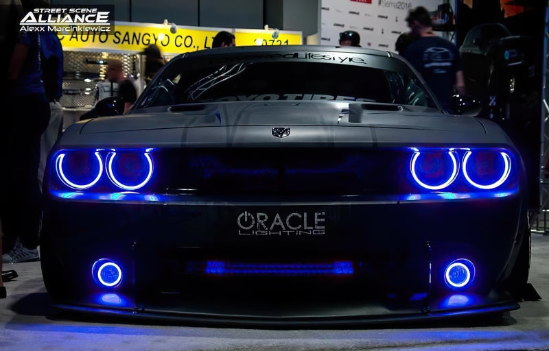 Oracle 0814 Dodge Challenger Dynamic Surface Mount Headlight/Fog Light Halo Kit COMBO SEE WARRANTY