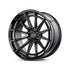 Vossen HFX-5 - 22x9.5 - 6x139.7 - ET30 - Deep Face - 95.1 - Gloss Black Wheel