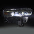 AlphaRex 25-26 Dodge Ram 1500 Luxx LED Proj Headlights -Alpha Black w/Activ Lit/Seq Signal/Switchbk