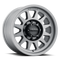 Method MR704 HD 17x9 18mm Offset 8x6.5 130.81mm CB Titanium Wheel