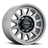 Method MR704 HD 17x9 18mm Offset 8x6.5 130.81mm CB Titanium Wheel