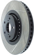 StopTech Power Slot 06-07 Lexus GS430 / 08 Lexus GS460/GS450H / 06-10 IS350 Slotted Right Front Rot