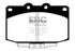 EBC 86-89 Mazda RX7 2.4 (1.3 Rotary)(Vented Rear Rotors) Greenstuff Front Brake Pads