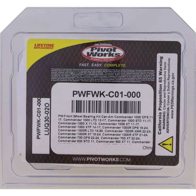 Pivot Works Canam Atv Fw Brng Kt