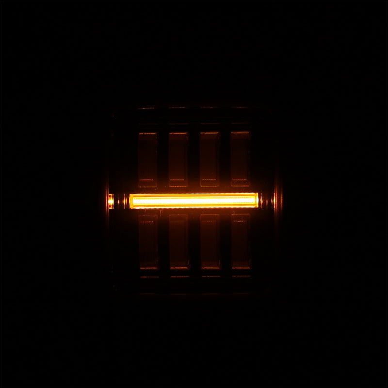 AlphaRex NOVA Series Prismatic LED Tail Lights for 18-25 Jeep Wrangler JL - Black - 602010