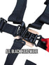 PRP 4.2 Harness with Latch / Link Lap Belt- Black