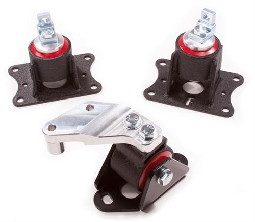 Innovative 04-08 Acura TSX K-Series Black Steel Mounts 85A Bushings