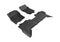 3D MAXpider 2005-2012 Nissan Pathfinder Kagu 1st & 2nd Row Floormats - Black