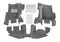 Husky Liners 97-06 Jeep Wrangler TJ/04-06 LJ (w/Ctr Cnsl - w/Heat Shld) Guardian Comfort Jeep Liner