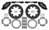 Wilwood 17-21 Can-Am X3RS Black 6-Piston Rear Kit 11.25in - Drilled Rotors