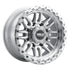 Weld Off-Road Swift 17x9in - 5x114.3 / 5x127 BP - ET-12 78.1mm CB Gloss Silver Machined Wheel & Ring