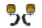 Diode Dynamics 10-21 Toyota 4Runner SS3 LED Ditch Light Kit - Yellow Pro Combo