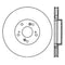 StopTech Power Slot Slotted 06-08 Honda Civic Si Front Left Rotor