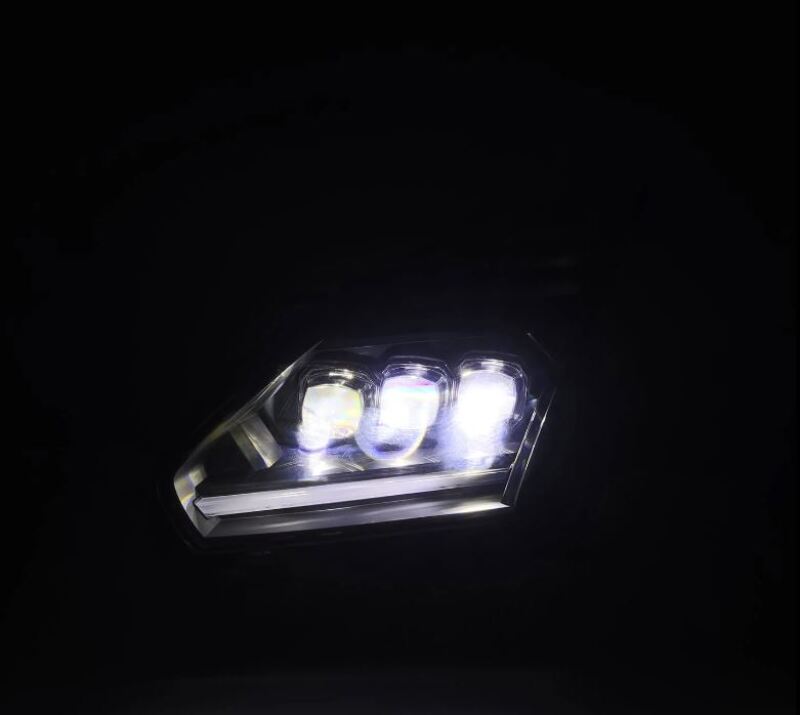 AlphaRex NOVA-Series LED Projector Headlights - Black for 09-25 Nissan GT-R