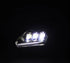 AlphaRex NOVA-Series LED Projector Headlights - Black for 09-25 Nissan GT-R