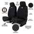 Covercraft 24-25 Jeep Wrangler Fr Buckets El Carhartt Super Dux SeatSaver Custom Front Row Seat Cvr
