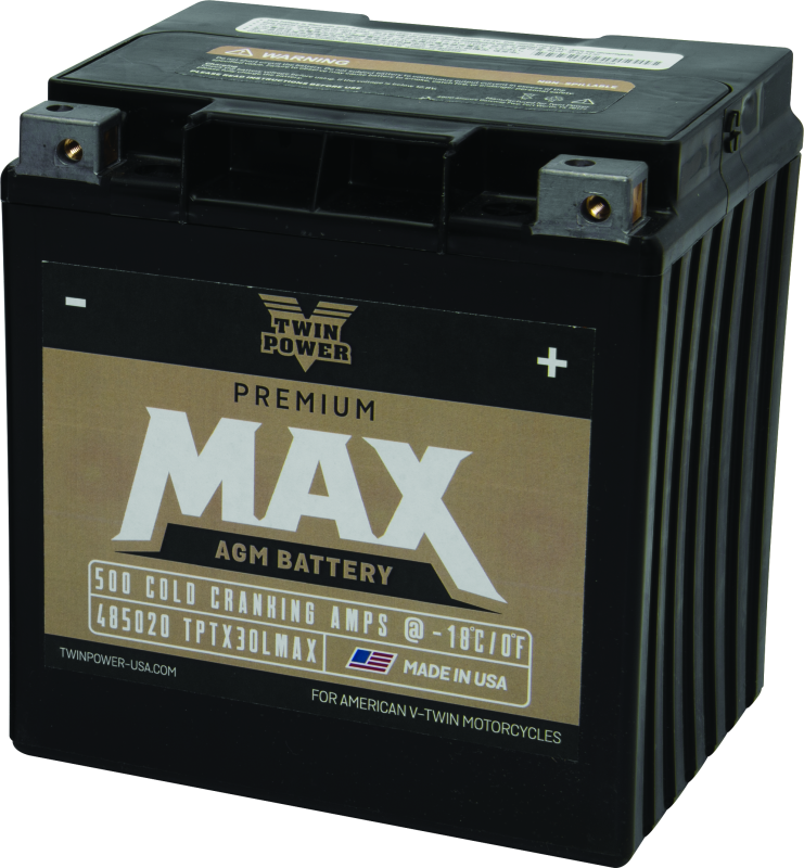 Twin Power GYZ-32HL Premium MAX Battery Replaces H-D 66010-97A Made in USA