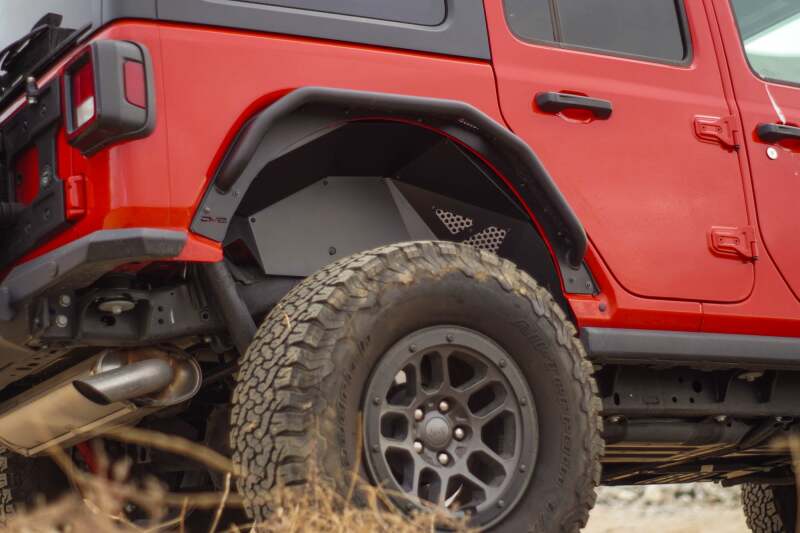 DV8 Offroad Aluminum Rear Inner Fenders for 18-25 Jeep Wrangler JL - INFEND-06RB