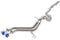 aFe Takeda 2-1/2in to 3in SS-304 Cat-Back Exhaust w/ Blue Flame Tips 13-17 Hyundai Veloster L4-1.6L