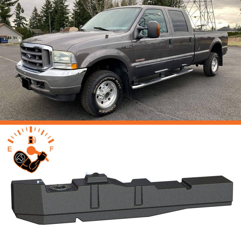 Titan Fuel Tanks 99-07 Ford F-250/F-350 PowerStroke Crew Cab Long Bed 67 Gallon XXL Mid-Ship Tank