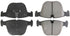 StopTech Performance 06-09 BMW M5 E60 / 07-09 M6 E63/E63 Rear Brake Pads
