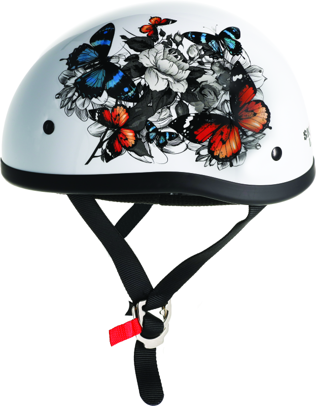 Skid Lids White Rose Original Helmet - Small