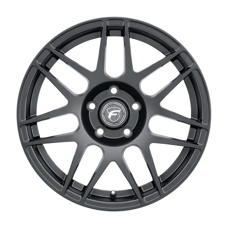 Forgestar F14 Drag 18x8.0 / 5x120 BP / ET15 / 5.125in BS Satin Black Wheel