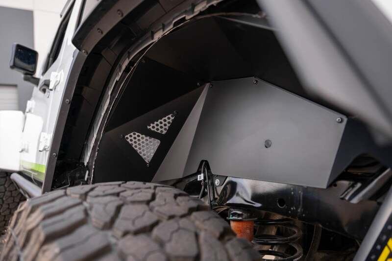 DV8 Offroad Aluminum Rear Inner Fenders for 18-25 Jeep Wrangler JL - INFEND-06RB