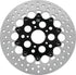 Twin Power 84-17 Big Twin Exc 11.8 and Lug Mount 84-13 XL Front 11.5 Floating Rotor W/Holes Black