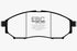 EBC 06-09 Infiniti FX35 3.5 Greenstuff Front Brake Pads