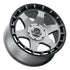 Weld Off-Road Ridge 17x9 - 5x114.3 / 5x127 BP - ET-12 - 78.1mm CB Satin Gunmetal Wheel (Black Ring)