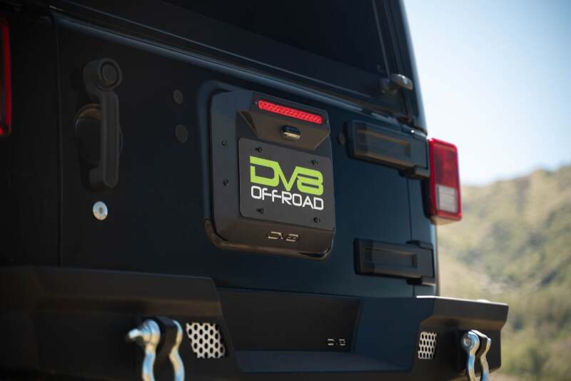 DV8 Offroad Spare Tire Delete for 07-18 Jeep Wrangler JK - TSJK-01