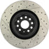 StopTech 09 VW Passat CC / 06-09 Passat Slotted & Drilled Left Front Rotor