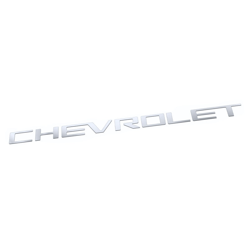 Putco 23-24 Chevrolet Colorado - Grille Letters - Stainless Steel Chevrolet Letters