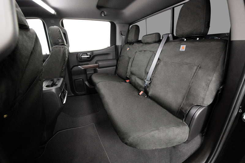Covercraft 19-25 Ford F250 F350 F450 Carhartt Super Dux SeatSaver Second Row Custom Seat Cvr-Gravel