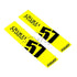 Gram Lights 57DR/57CR Spoke Sticker Luminous Yellow (2 PCS)