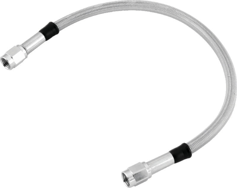 Twin Power 36 Inch Clear Coated Dot Stainless Steel Hose AN-3