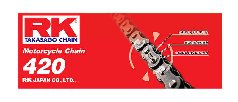 RK Chain 420-110 - Natural