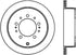 StopTech Sport Slot 08-13 Lexus LX450/470/570 / 07-12 Toyota Tundra Slotted Right Rear CRYO Rotor
